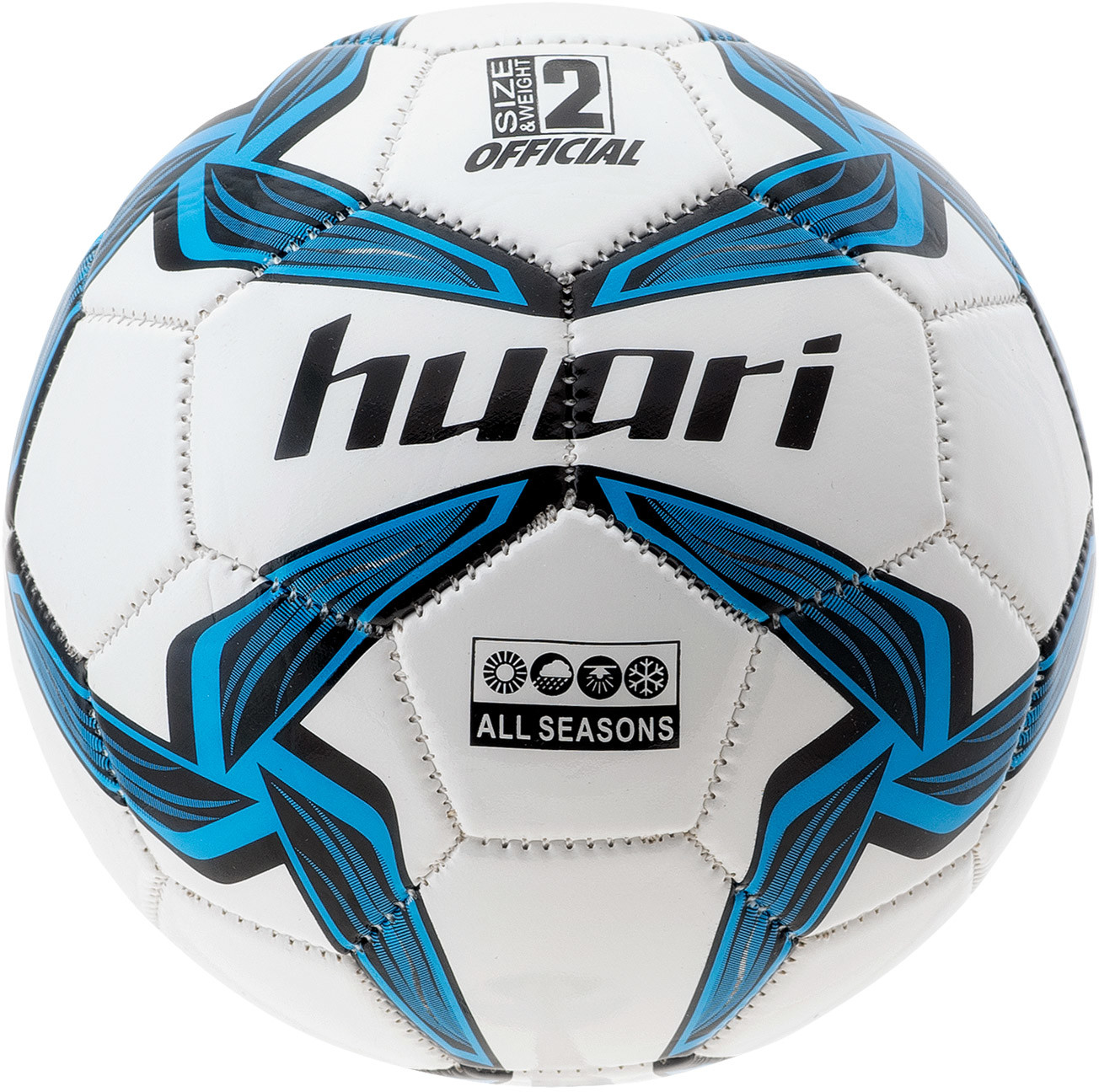 HUARI Piłka HUARI NAZARE MINI 23617-WHT/BLU/BLK