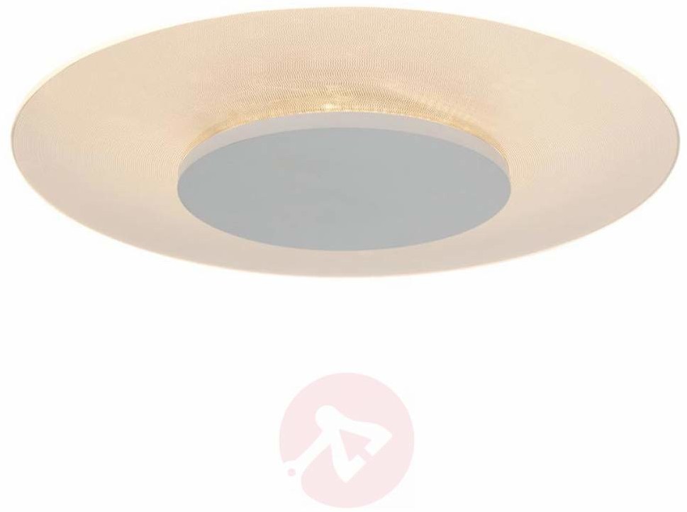 Steinhauer BV Okrągła lampa sufitowa LED Birma biała, ściemniana