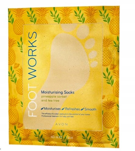 Avon AVON_Nawilżająca maska do stóp w formie skarpet