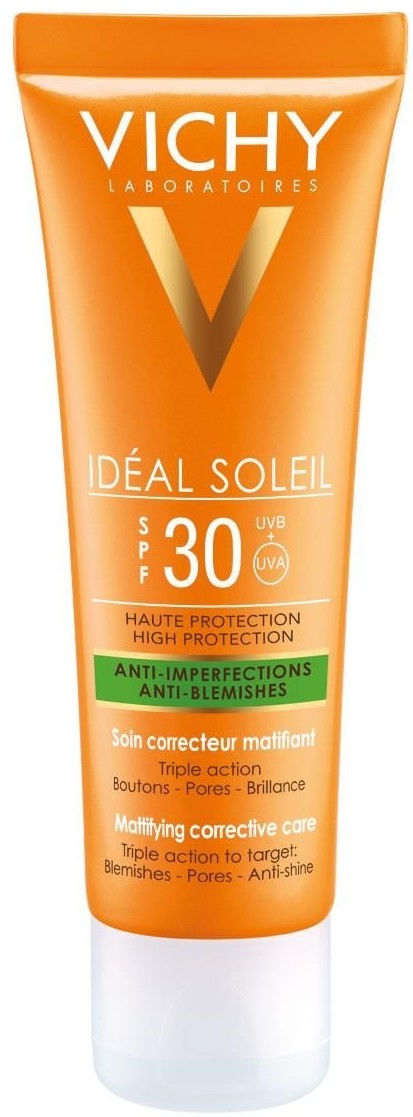 Vichy Capital Soleil Capital Soleil emulsja do opalania twarzy SPF 30 Face Emulsion Dry Touch Skin Cell Sun Protection) 50 ml