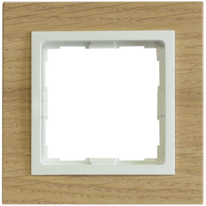 KOS Elektro System Vena 2 dąb naturalny ramka 1 drewno kos_5222381