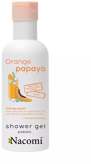 Nacomi Shower Gel żel pod prysznic Pomarańcza i Papaja 300ml 109790-uniw