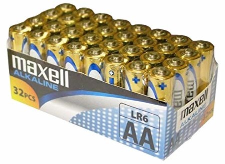 Maxell LR6 AA baterie alkaliczne opakowanie de 32 pilas złote lr03-pk40 mxl