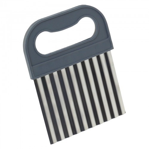 Primpol Nóż, krajacz karbowany do frytek, warzyw, Biały 2531-04