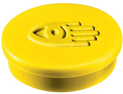 Legamaster 7-181205 magnesy samoprzylepne około 850 g, żółte 8713797066099