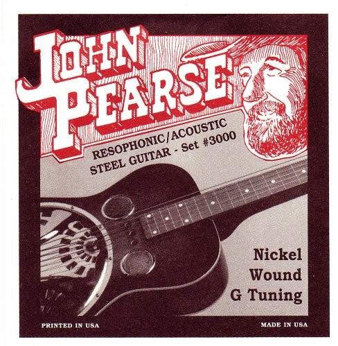 John Pearse JOHN pearse 3000 JP resop symfoniczny gitara struny, nic 3000