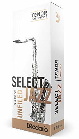 Rico Unfiled Medium 3 Strength Select Jazz Tenor Sax (5 szt.) RRS05TSX3M