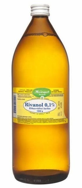 HERBAPOL-POZNAŃ S.A. HERBAPOL-POZNAŃ S.A Rivanol 0,1% Płyn 1000 g