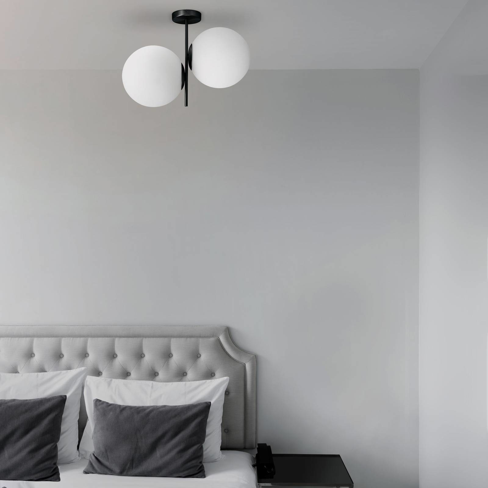 Sforzin Lampa sufitowa Jugen czarna 2-punktowa pionowa