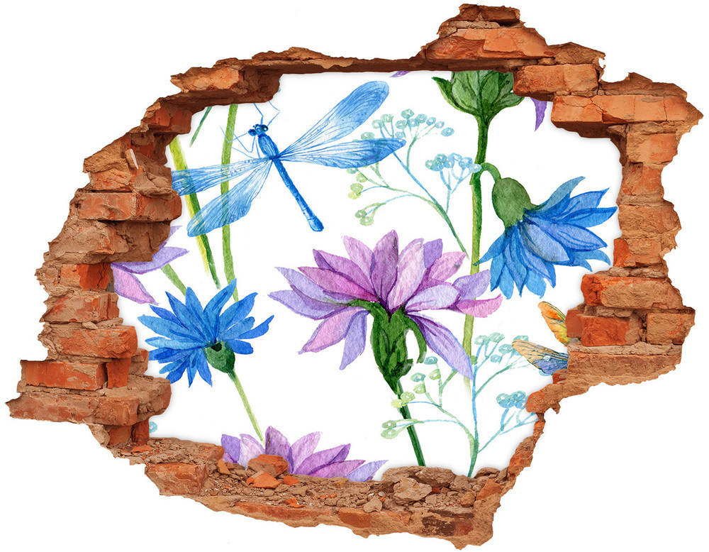 Wallmuralia.pl Samoprzylepna dziura na ścianę Nowy Jork