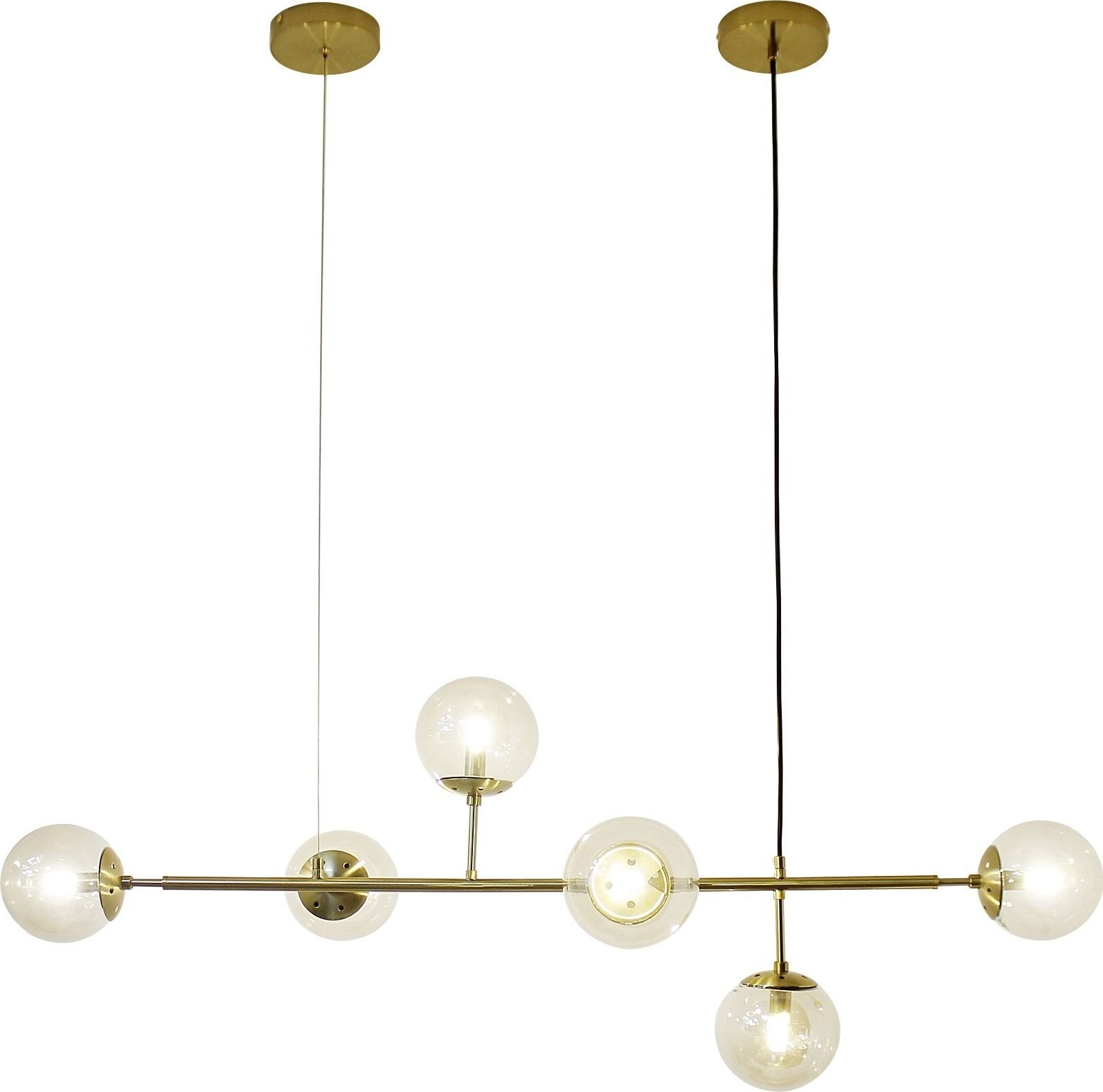 Azzardo Lampa sufitowa Nowoczesna lampa wisząca LED Ready złota HELIOS kule AZ4699 AZ4699