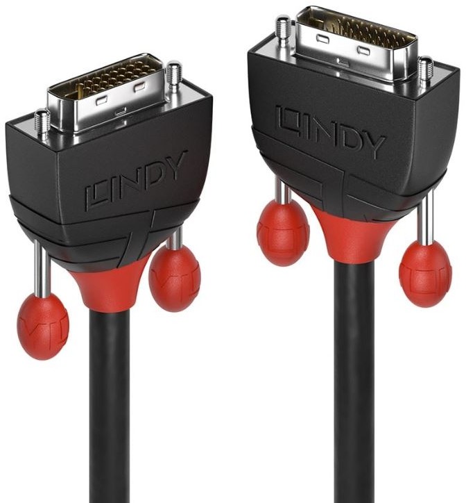 Lindy 36252 Kabel DVI-D Dual Link Black Line 2m LY-36252