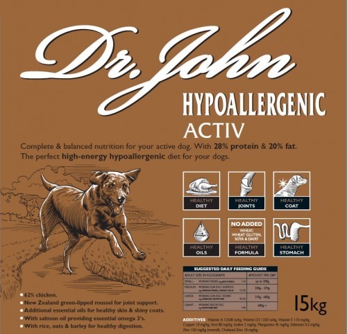 Dr John Gilbertson & Page Hypoallergenic Activ 15 kg