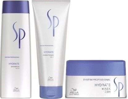 Wella SP SP HYDRATE SZAMPON 250ml + ODŻYWKA 200ml + MASKA 200ml