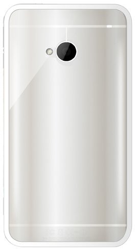Puro PURO Back Case  Clear  HTC One  biały 8033830070211