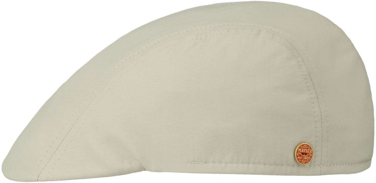 Płaski Kaszkiet Prince Coolmax by Mayser, jasnobeżowy, 59 cm