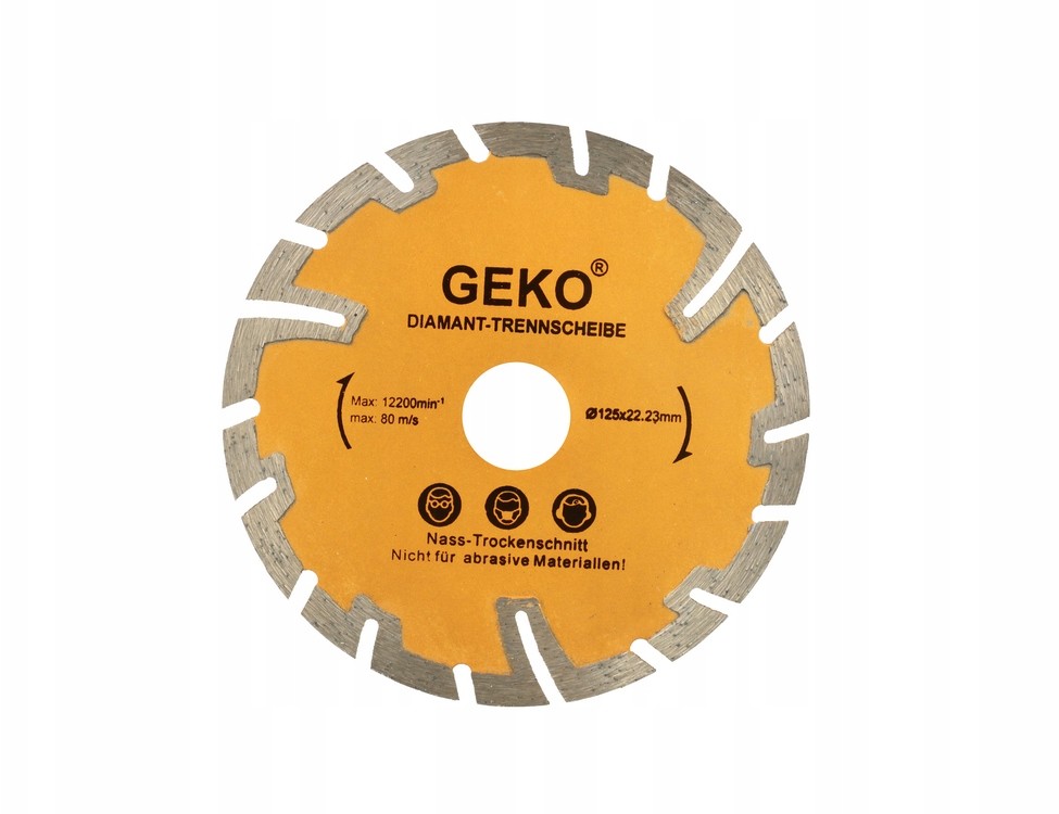 Geko Tarcza Diamentowa 125mm Do Granitu Betonu