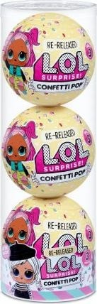 MGA Entertainment LOL SURPRISE Confetti 3-pack Beatnik Babe 571957E7C/571988