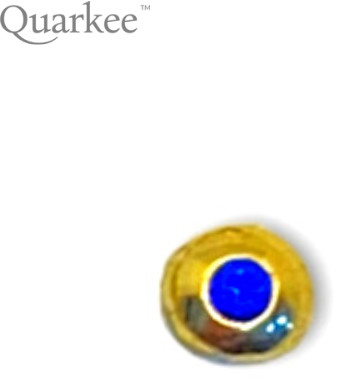 Quarkee Quarkee 22K Gold Round with Sapphire / Kółko z szafirem