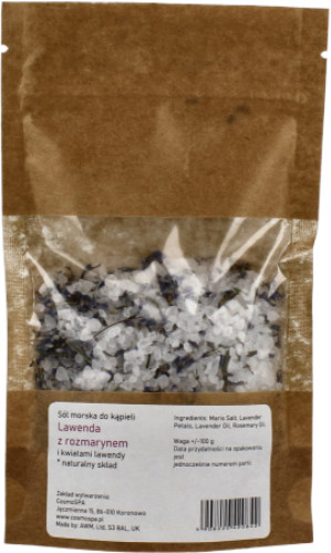 CosmoSPA Sól do kąpieli Lawenda z rozmarynem 100g
