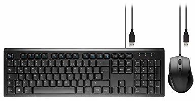 Goobay USB Keyboard Mouse Set Czarny