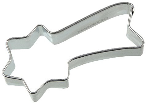 Zenker 7768 foremka do wycinania Patisserie kometa, ze stali nierdzewnej, srebrny, 8 x 3,6 x 1,7 cm 7768