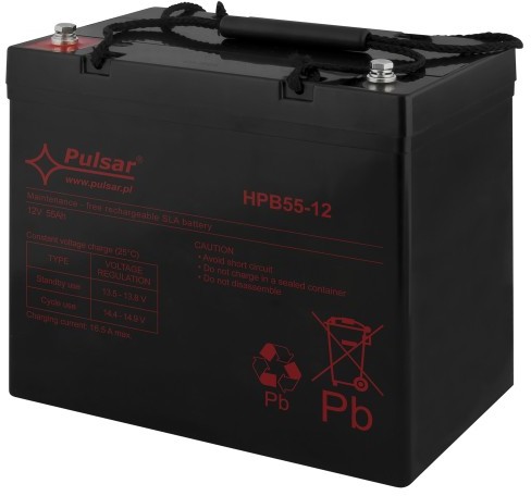 AGM PULSAR Akumulator 12V 55Ah HPB55-12 HPB55-12