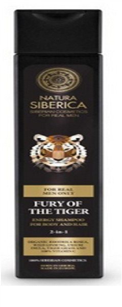 Natura Siberica Natura Siberica Men Fury Of The Tiger Energy Shampoo energetyzujący szampon do ciała i włosów 250ml