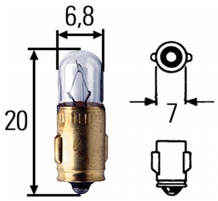 Hella Żarówka, włącznik 8GP 002 066-121