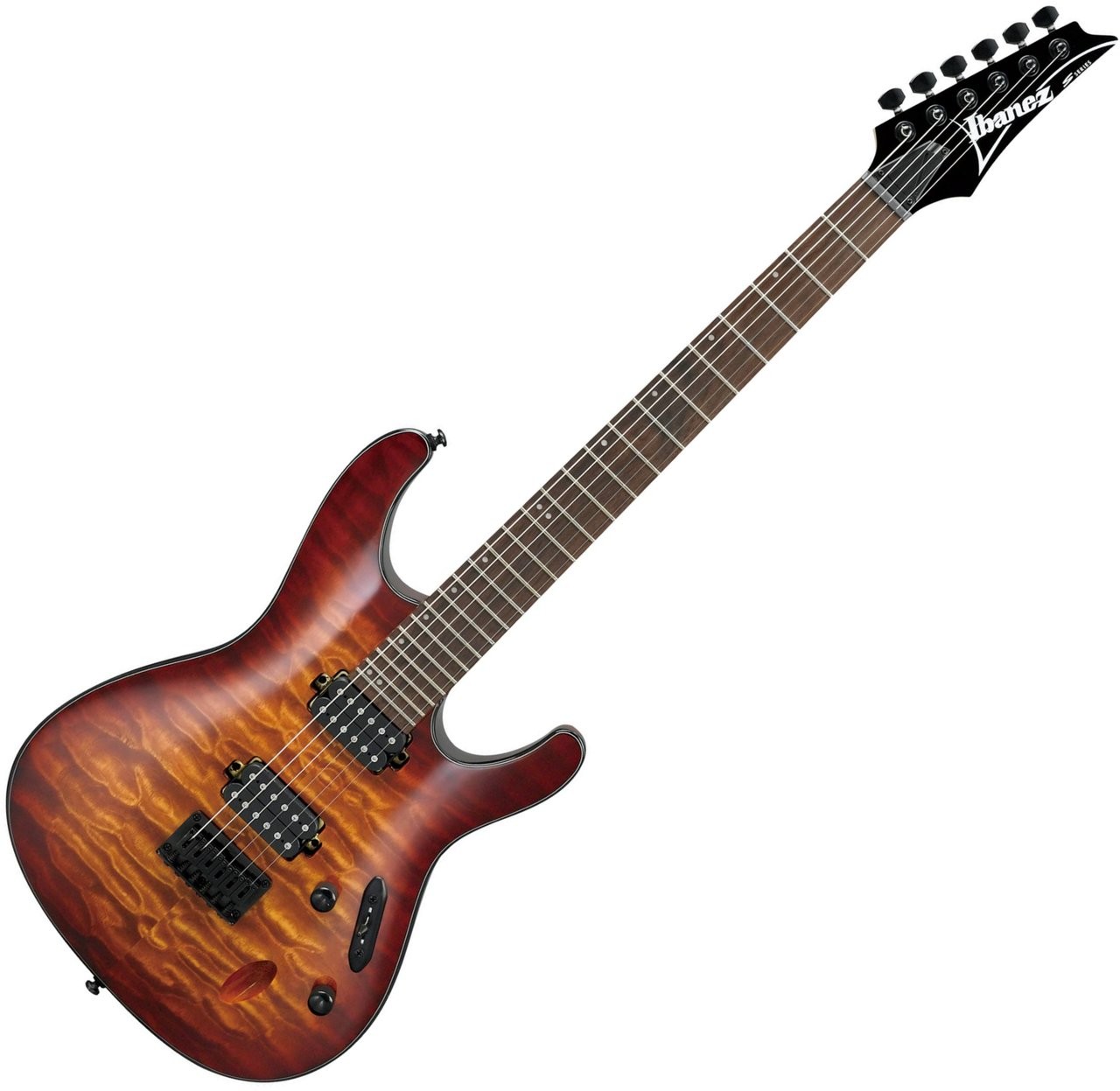 Ibanez S621QM Dragon Eye Burst