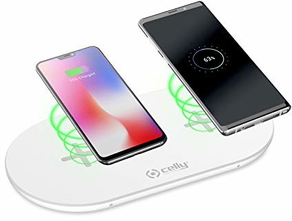 Celly WL2FASTPAD podwójna bezprzewodowa ładowarka bez przewodów WL2FASTPADWH