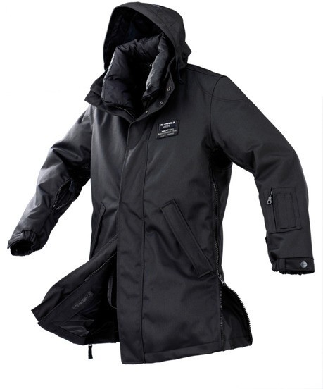 SPIDI D12 026 Motocombat Męska tekstylna kurtka motocyklowa czarna : Rozmiar - XL SD-D12-026-XL