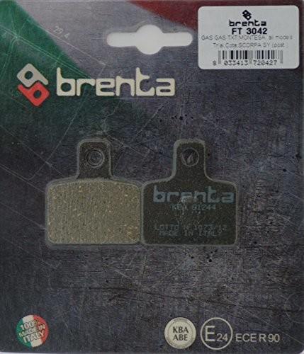BRENTA Brenta Klocki hamulcowe organiczne do motocykli Beta, Factory, gaz gazowy, Honda, Husqvarna, SCORPA FT 3042