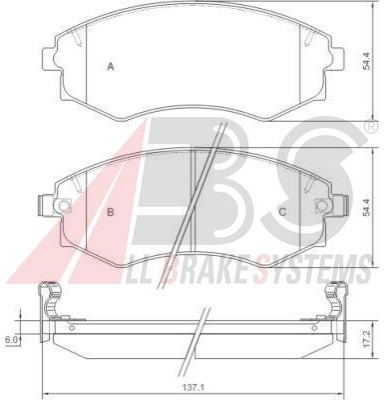 A.B.S. ALL BRAKE SYSTEMS BV.) ALL BRAKE SYSTEMS BV.) 36717 36717