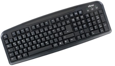 Ultron UMT-400 76801 klawiatura czarna 4040895768018