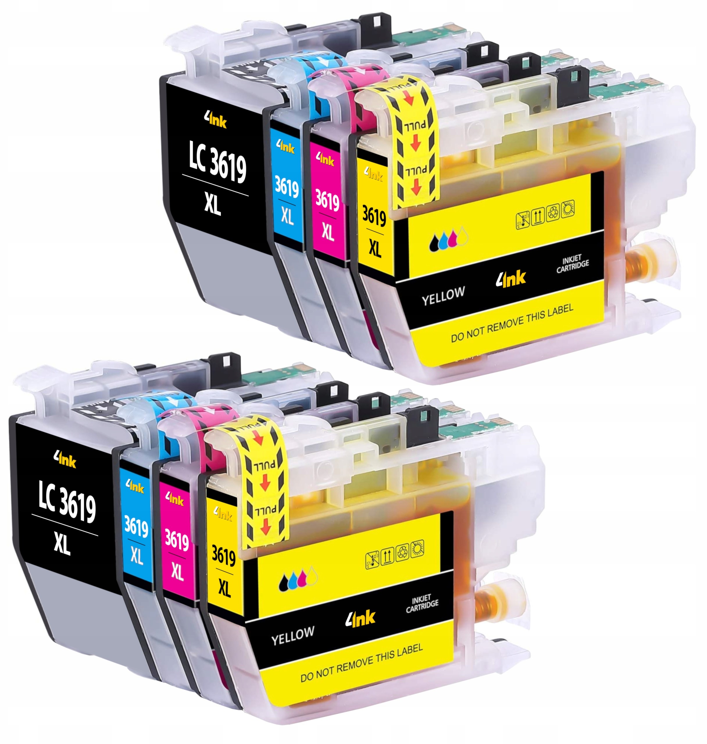 8x Tusz LC3619 Do Brother MFC-J3530DW MFC-J3930DW