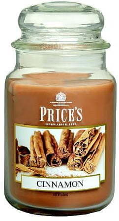 Price's Candles Prices Candles Świeca w szklanym słoju Cynamon 630 g