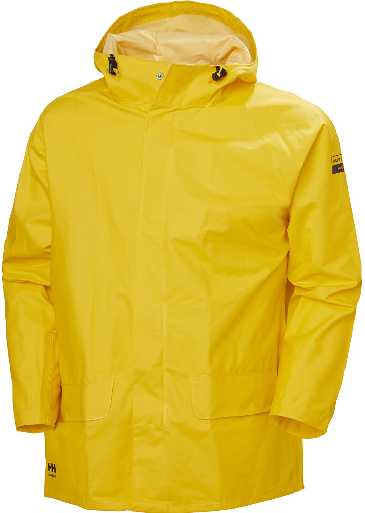 Helly Hansen Workwear Męska kurtka przeciwdeszczowa Mandal jacket żółta, rozmiar XS HH-70129_310-XS