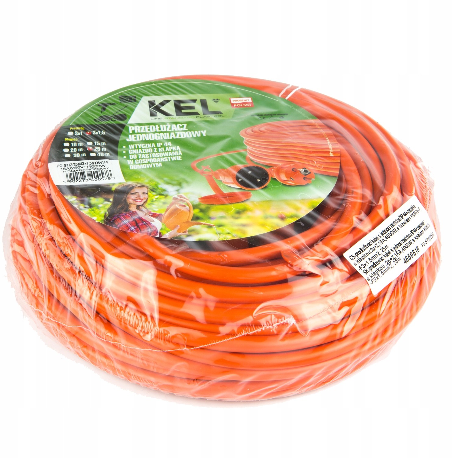 HBF Budowlany 25M Z/u 3X1,5 Plastrol
