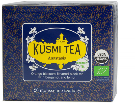 Kusmi Tea Anastasia Bio Herbata w saszetkach 20 sztuk ANAS20SBIO