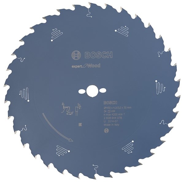 Bosch tarcza tnąca Expert for Wood 450 x 30 x 4,5 mm, 34 2608644078