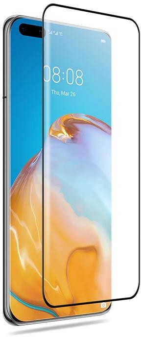 Huawei CRONG Crong 3D Armour Glass Szkło Hartowane 9H na ekran P40 Pro + ramka instalacyjna CRG-3DAG-HP40P