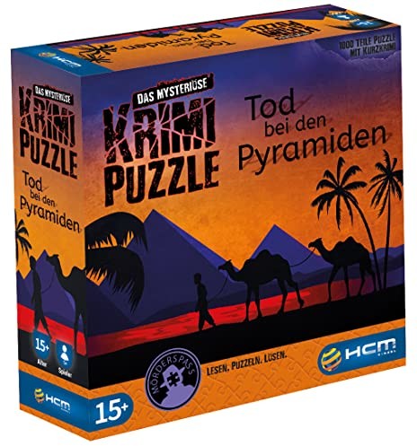 HCM Kinzel 55176 Kinzel-55176-Tod wśród piramid, tajemnicza kryminia, w tym kryminia, zagadka puzzle 1000 części, wielokolorowe