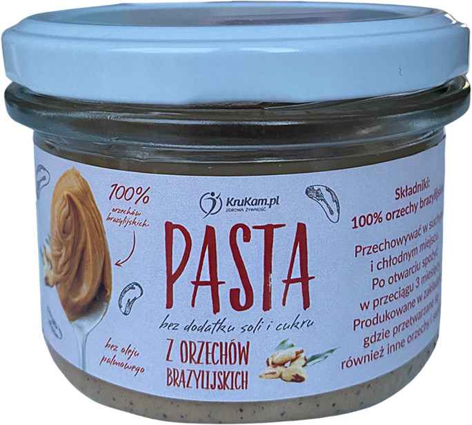 KruKam Pasta z orzechów brazylijskich 150g