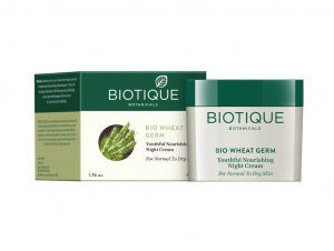 Biotique BIO Odżywczo-ujędrniający krem na noc z kiełkami pszenicy 50g