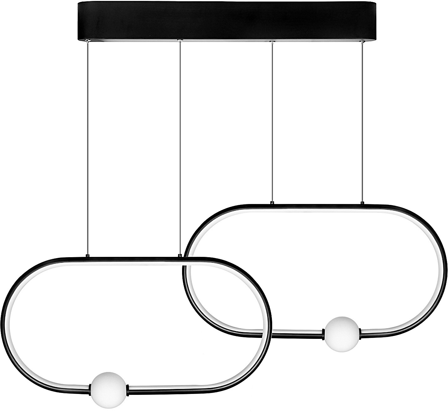 Decorativi Lampa wisząca LED duża do apartamentu 48W 4000K 595 Decorativi 595