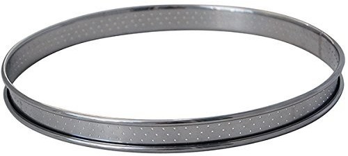 De Buyer Tort 3093.08 pierścienie, ze stali nierdzewnej, srebrny, 27,9 x 20,1 x 10,9 cm 3093.08