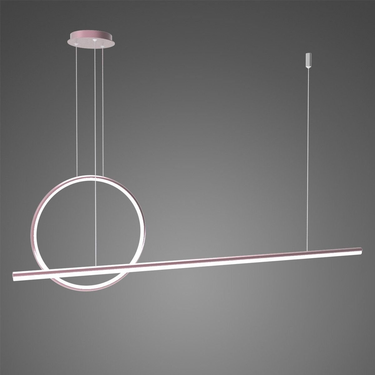 Altavola Design Lampa sufitowa Nowoczesna lampa sufitowa LED różowa Altavola Led shape LA087/PX_3k_rose gold LA087/PX_40_3k_rose gold