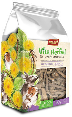 Vitapol Vita Herbal Korzeń mniszka dla gryzoni i królika 150 g