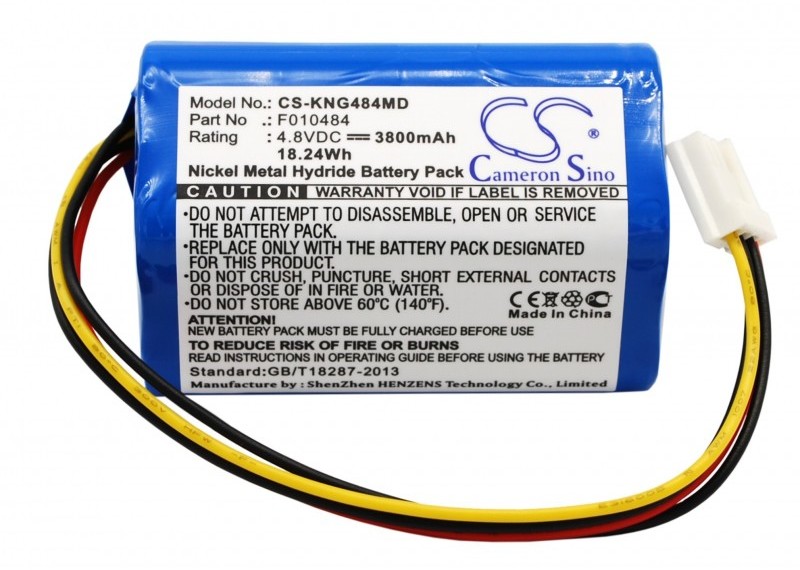Cameron Sino Kangaroo ePump Enteral Feeding Pump F010484 3800mAh 18.24Wh Ni-MH 4.8V Cameron Sino)